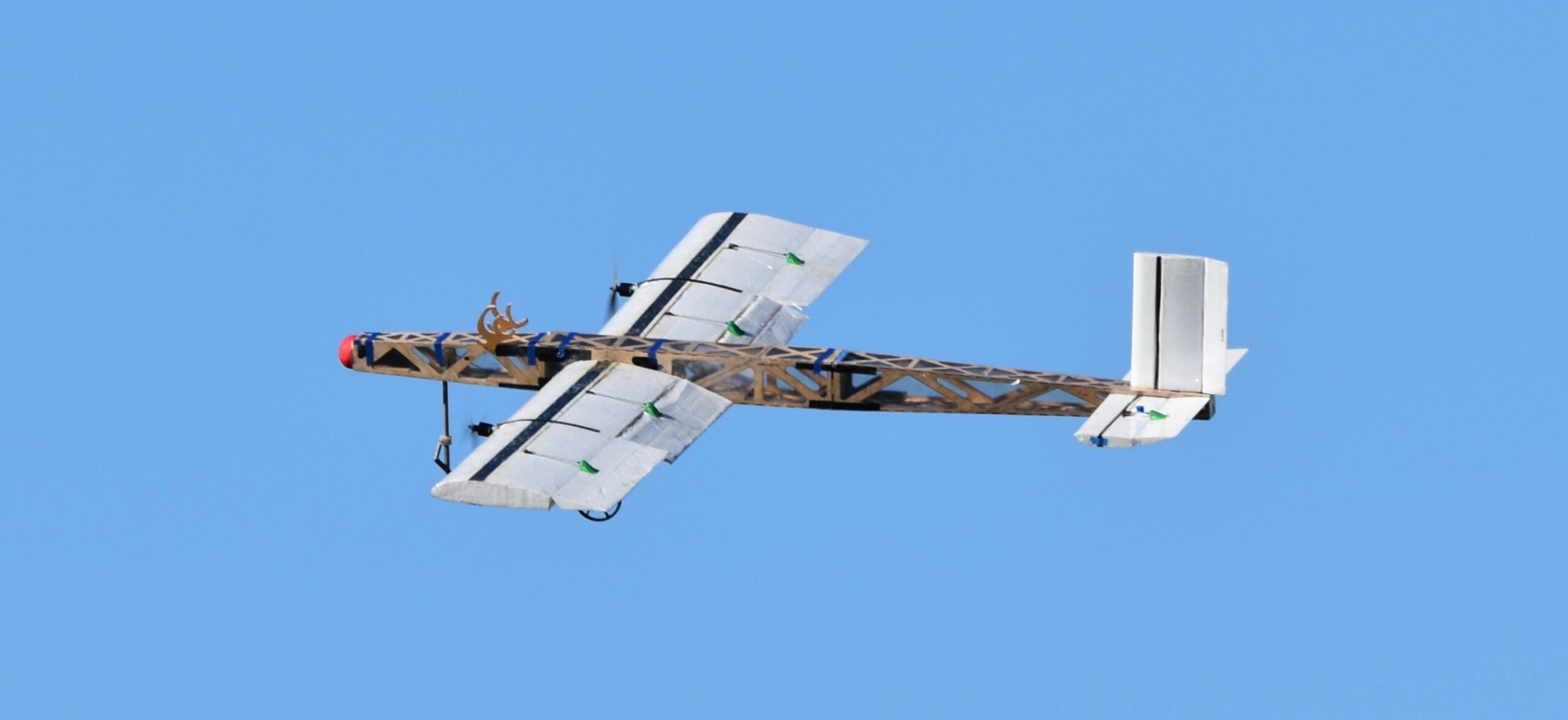 Plane flies during testing
