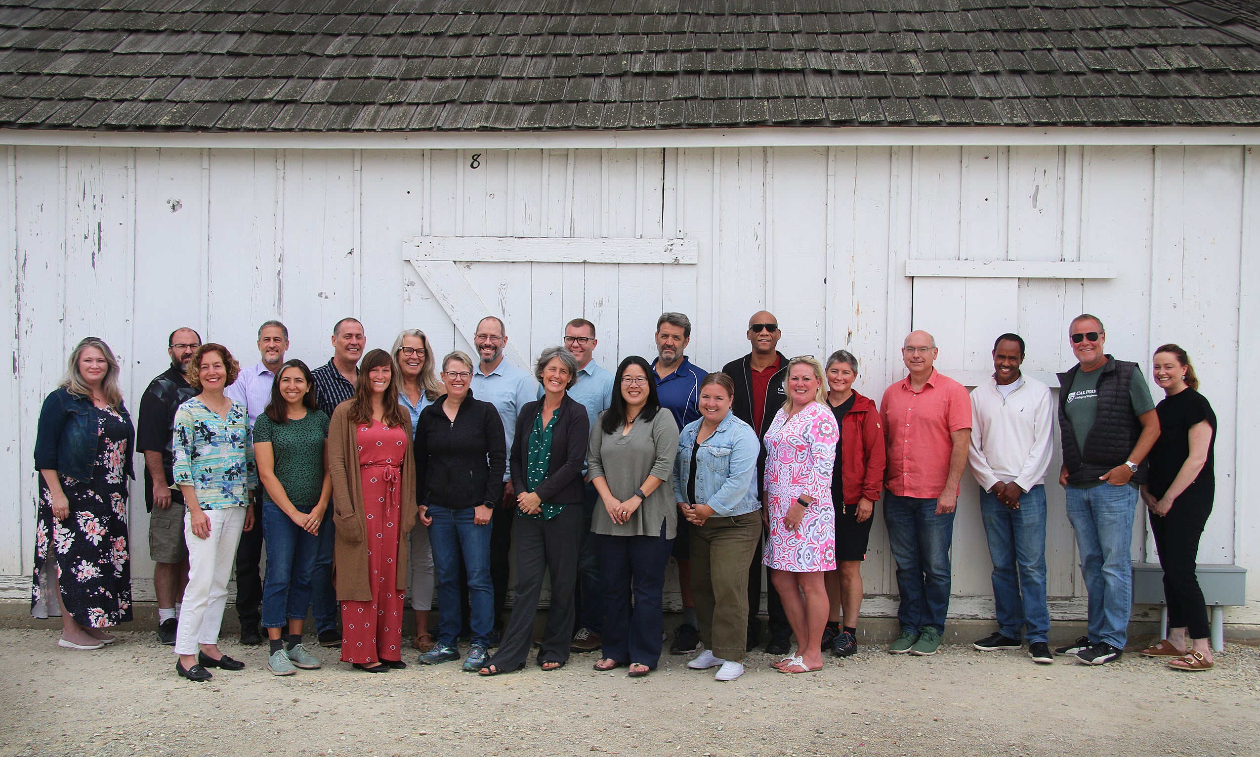 College leadership poses for a photo