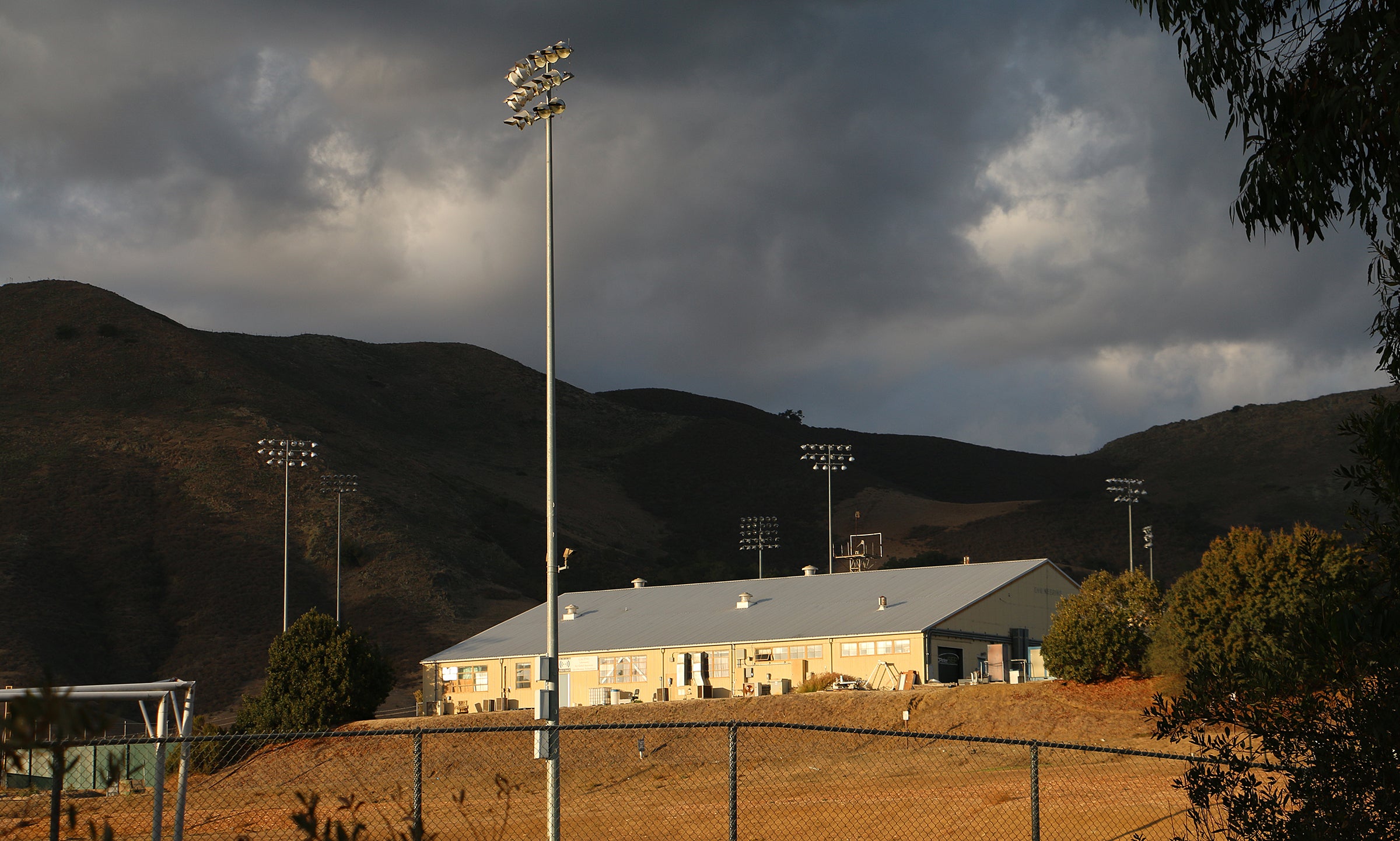 The Hangar stands atop a hill on campus, serving a critical function in housing student clubs and projects