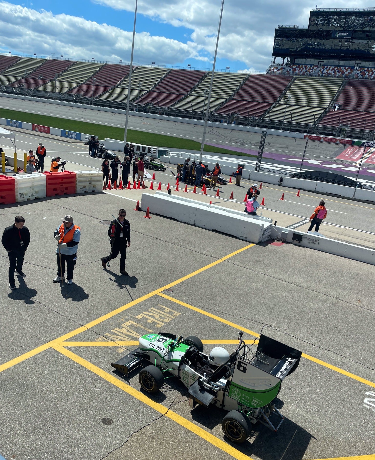 Cal Poly Racing's Formula car is ready to take the track