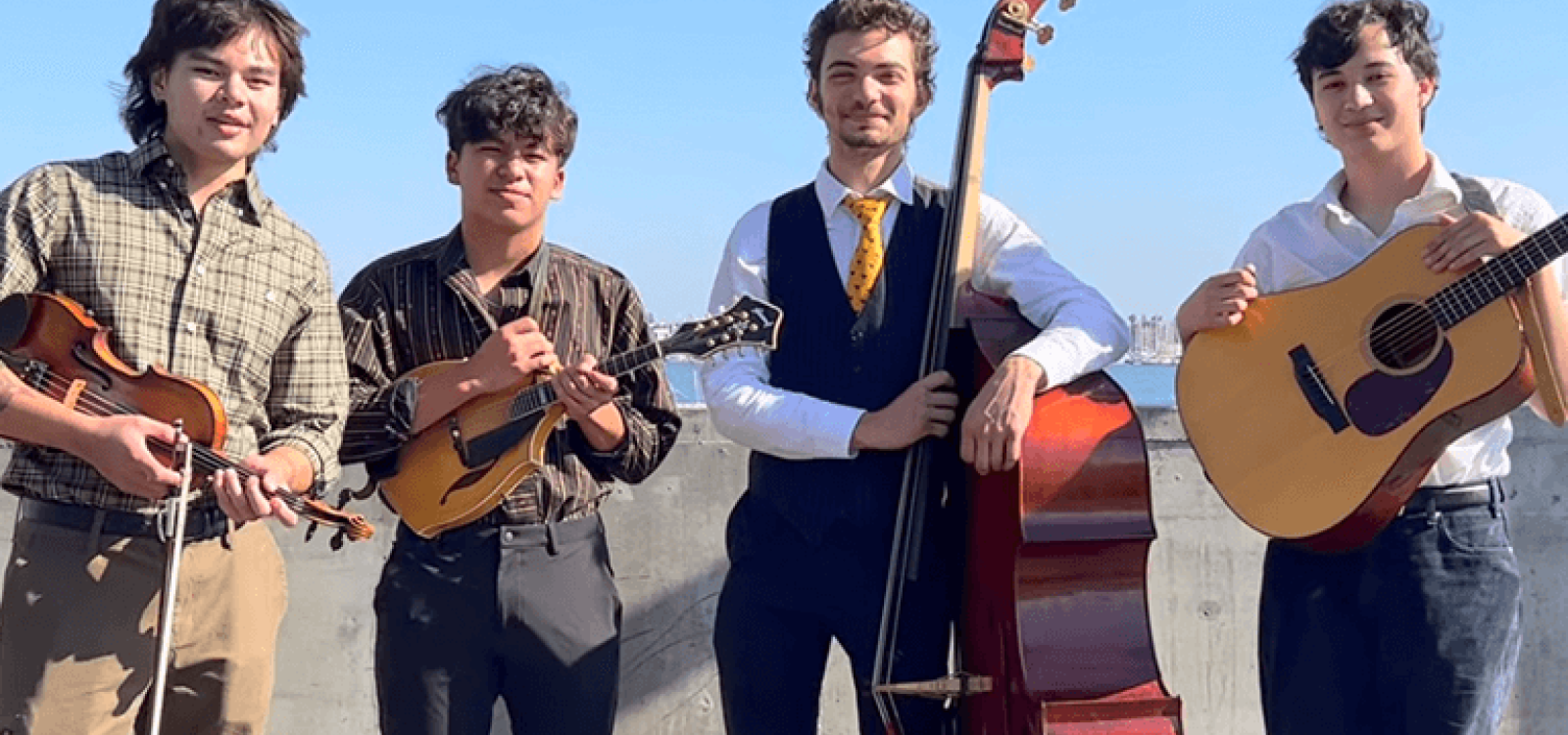 Members of Crying Uncle Bluegrass Band