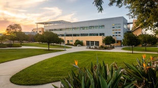 courtyard view of engineering building 192