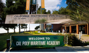 Photos of 2 campus entrances