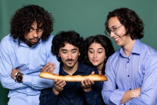 Portrait of four SafePlate co-founders