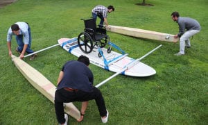 Wheelchair paddleboard