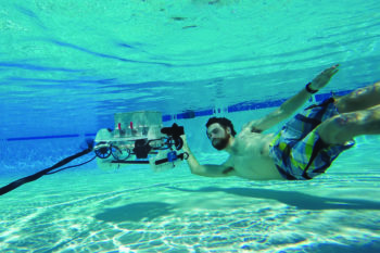 Andrew Hostler underwater