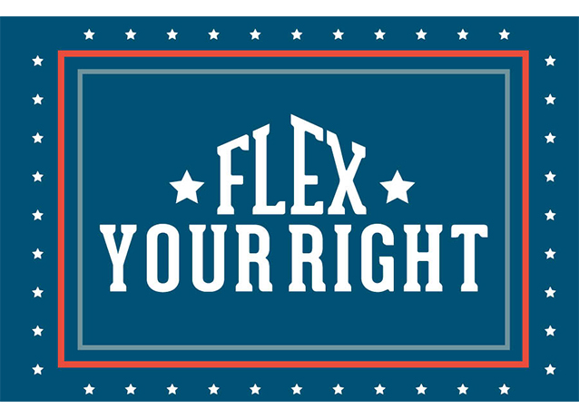 flex your right graphic