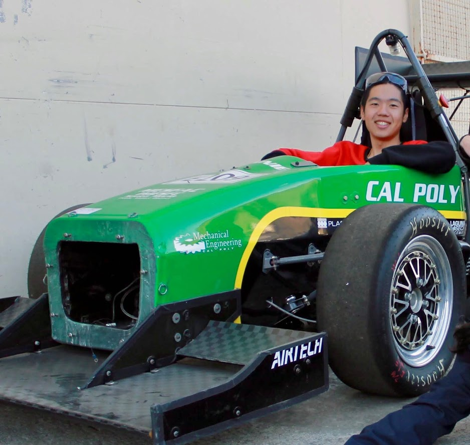 Student in Formula Car