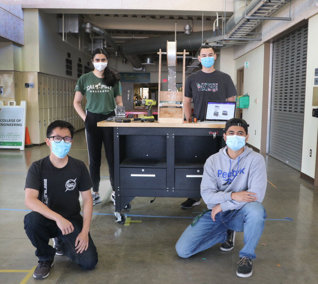 A team of mechanical engineering students are finalists in the SourceAmerica Design Challenge. 