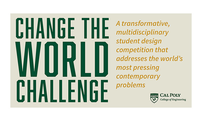 A transformative, multidisciplinary student design competition that addresses the world’s most pressing contemporary problems