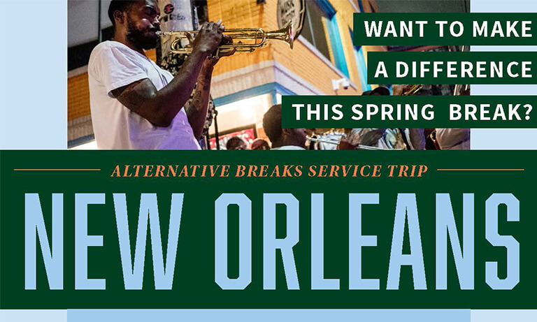 Alternative breaks New Orleans graphic