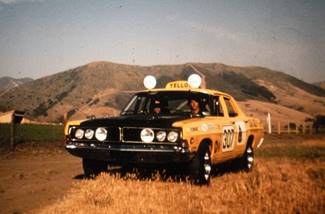 Cal Polys Baja racing cars have changed considerably since this 1972 car, donated by the Yellow Cab Company of Los Angeles. 