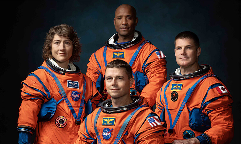 Four astronauts
