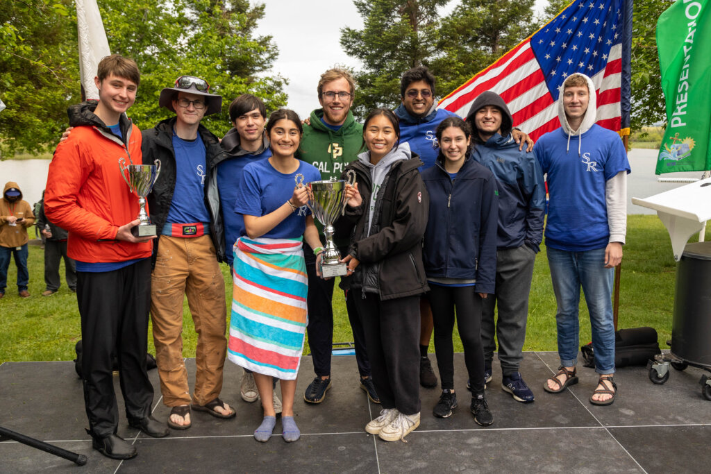 Cal Poly Solar Regatta Club holds trophies