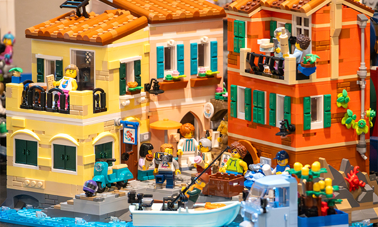 Lego set portrait