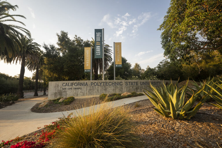 Campus sign.