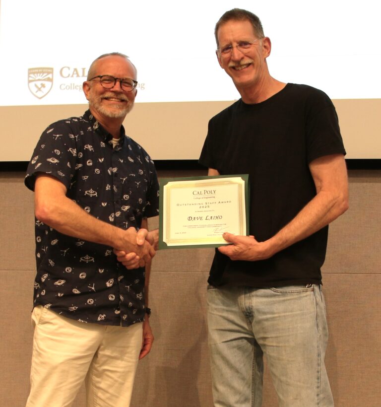 Staff member receives award