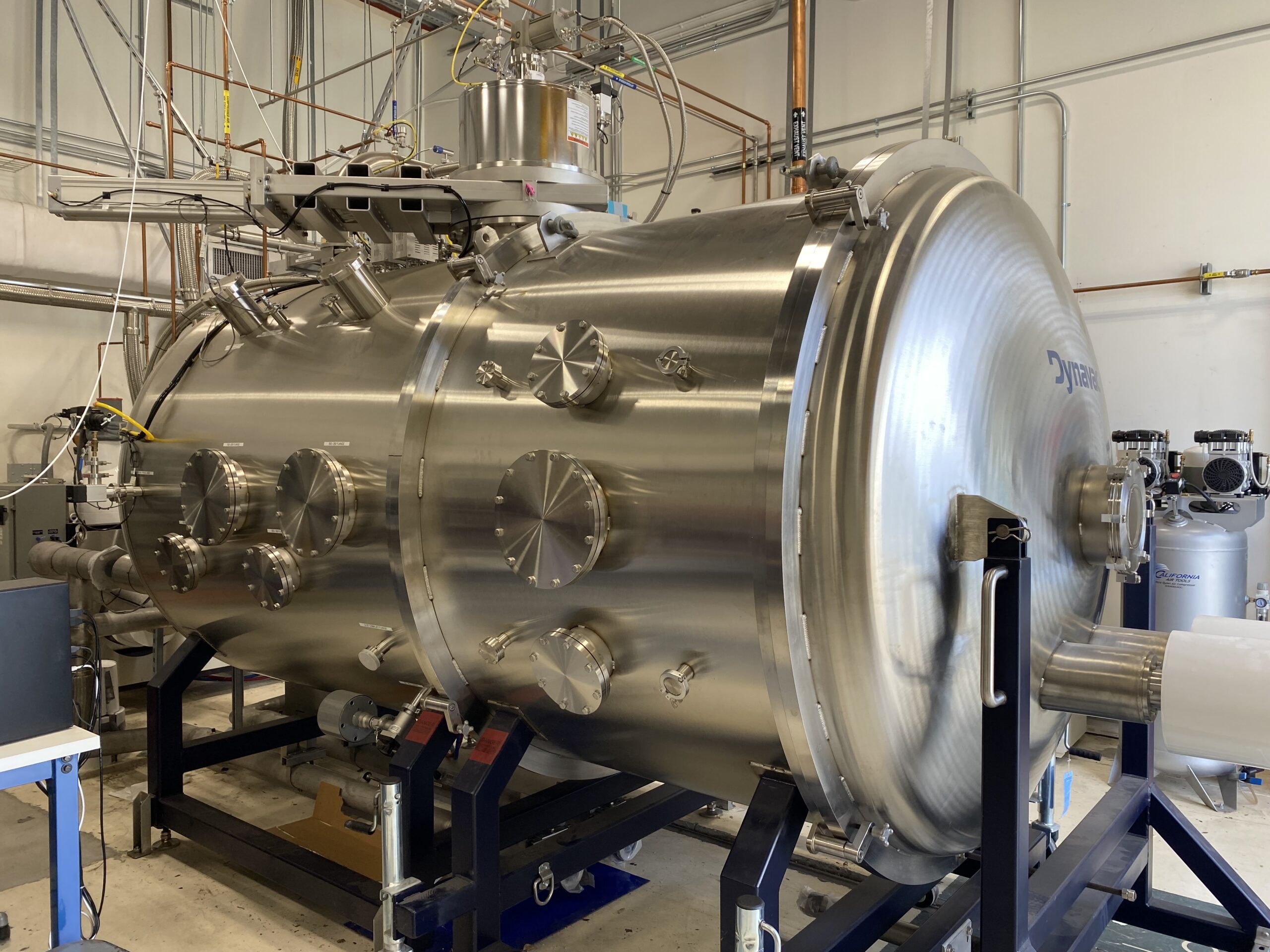 closeup look at the thermal vacuum chamber